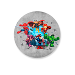 Capa Painel Redondo Avengers Turma 01