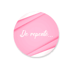 Capa Painel Redondo De Repente Rosa