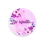 Capa Painel Redondo De Repente Roxo