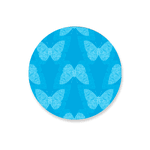 Capa Painel Redondo Borboleta Azul