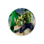 Capa Painel Redondo Hulk Herói 02