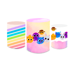 Kit Trio De Cilindros Bolofofo Colorido