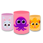 Kit Trio De Cilindros Bolofofo Rosa