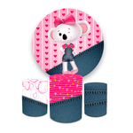 Kit Capa Painel + Trio Cilindros Coala Rosa