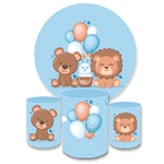 Kit Capa Painel + Trio Cilindros Chá De Bebê Menino 03