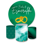 Kit Capa Painel + Trio Cilindros Bodas De Esmeralda