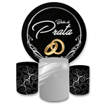 Kit Capa Painel + Trio Cilindros Bodas De Prata