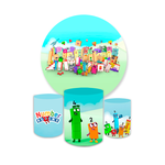 Kit Capa Painel + Trio Cilindros Number Blocks