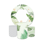 Kit Capa Painel + Trio Cilindros Branco e Verde