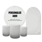 Kit Capa Painel + Trio Cilindros Personalizado Kit Romano