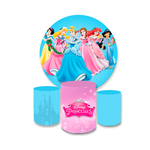 Kit Capa Painel + Trio Cilindros Princesa Azul
