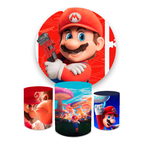 Kit Capa Painel + Trio Cilindros Super Mário Voador