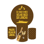 Kit Capa Painel + Trio Cilindros Velho Da Lancha
