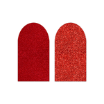 Capa Painel Romano Dupla Face Glitter Vermelho e Vermelho