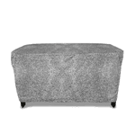 Capa De Mesa Para Festa Sublimado Em Tecido Veste Fácil Glitter Prata