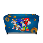 Capa De Mesa Para Festa Sublimado Em Tecido Veste Fácil Sonic
