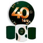 Kit Capa Painel + Trio Cilindros 40 Anos 03 Verde