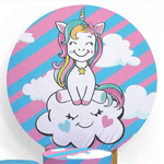 Capa Painel Redondo Unicornio
