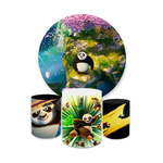 Kit Capa Painel + Trio Cilindro Kung Fu Panda 01