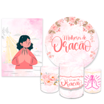 Kit Casadinho Capa Painel + Trio Capa Cilindros Mulheres De Oração