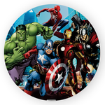 Capa Painel Redondo Decorativo Tema Avengers Decoração Festa Infantil Herói