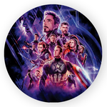Capa Painel Redondo Decorativo Tema Avengers Decoração Festa Infantil Herói