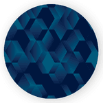 Capa Painel Redondo Decorativo Tema Azul Moderno Decoração Festa