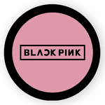 Capa Painel Redondo Decorativo Tema Black Pink Decoração Festa KPOP