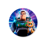 Capa Painel Redondo Decorativo Tema Buzzlightyear Decoração Infantil Festa Menino