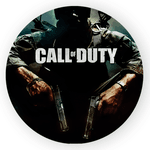 Capa Painel Redondo Decorativo Tema Call of Duty Jogo Decoração Festa Infantil