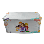 Capa Mesa Tecido Premium Sublimado Veste Fácil 0,70x1,40 Tema Volta as Aulas Colorido Decoração Infantil