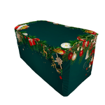Capa Mesa Tecido Premium Sublimado Veste Fácil 0,70x1,40 Tema Natal Data Especial Natalino Santa Claus Merry Christmas