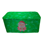 Capa Mesa Tecido Premium Sublimado Veste Fácil 0,70x1,40 Tema Natal Data Especial Natalino Santa Claus Merry Christmas