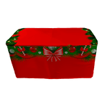 Capa Mesa Tecido Premium Sublimado Veste Fácil 0,70x1,40 Tema Natal Data Especial Natalino Santa Claus Merry Christmas