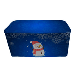 Capa Mesa Tecido Premium Sublimado Veste Fácil 0,70x1,40 Tema Natal Data Especial Natalino Santa Claus Merry Christmas
