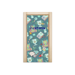 Capa De Porta Em Tecido Sublimado 2,0x0,8m C/ Elástico Decoração Tema Escola Decoração Profissões