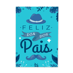 Capa Painel Retangular 1,0x2,0mts Decorativo Tema Dia dos Pais Decoração Data Especial