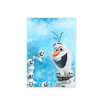 Capa Painel Retangular 1,0x2,0mts Decorativo Tema Olaf Frozen Elsa Decoração Festa Menina