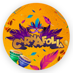 Capa Painel Redondo 1,5x1,5 de Festa Veste Fácil Sublimados Malha New Tema Carnaval Festival Bloquinho Colorido Decoração