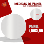 Capa Painel Redondo Decorativo Tema Alice no Pais das Maravilhas Decoração Festa Infantil