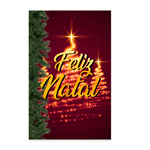 Capa Painel Retangular 1,0x2,0mts Decorativo Tema Natal Papai Noel Data Especial Decoração