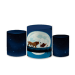 Trio Capas de Cilindros Sublimados Decorativo Tema Rei Leão Decoração Festa Infantil