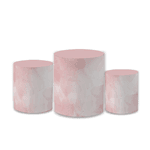 Trio Capas de Cilindros Sublimados Decorativo Tema Religioso Decoração Festa