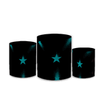 Trio Capas de Cilindros Sublimados Decorativo Tema Tik Tok Decoração Festa