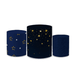 Trio Capas de Cilindros Sublimados Decorativo Tema Ursinhos Cute Menino Menina Decoração Infantil Festa