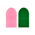Capa Painel Romano Dupla Face Glitter Rosa e Verde