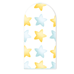 Painel Romano Veste Fácil Decoração Para Comemoração Festa de Aniversário Tema Estrelas
