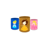 Kit Capa Painel + Trio Cilindros Princesa Baby Cuty