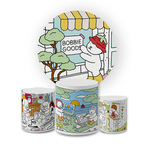 Kit Capa Painel Redondo + Trio Cilindros Tema Bobbie Goods 