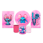 Kit Completo Stitch Rosa